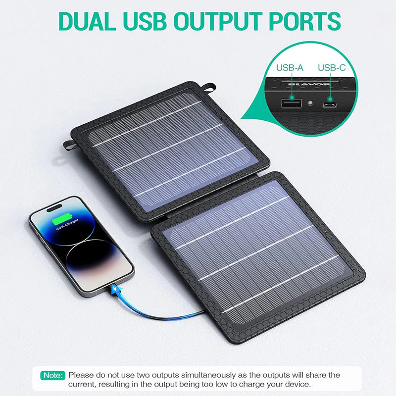 Sakerplus 10W Fast Charging Portable Solar Charger - Image 6