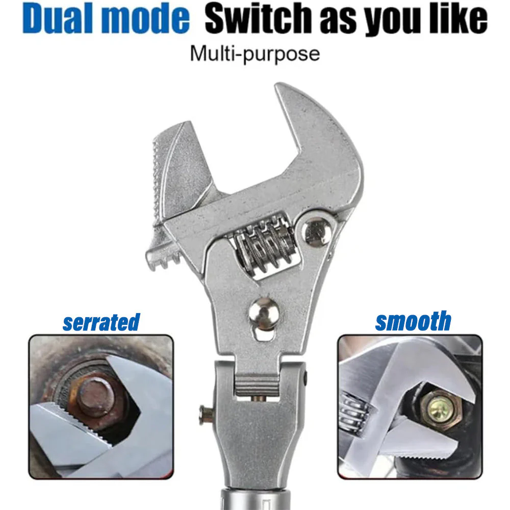 5-In-1 Adjustable Ratchet Wrench - Image 6