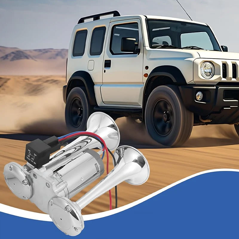 600DB Dual-Tone Metal Car Horn - Image 6