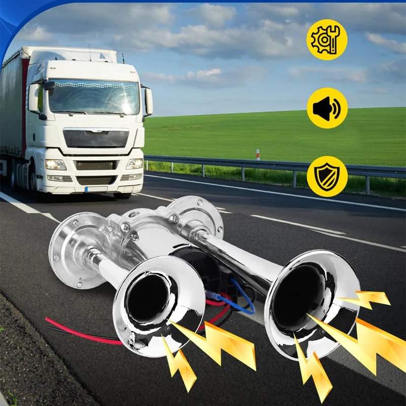 600DB Dual-Tone Metal Car Horn - Image 9