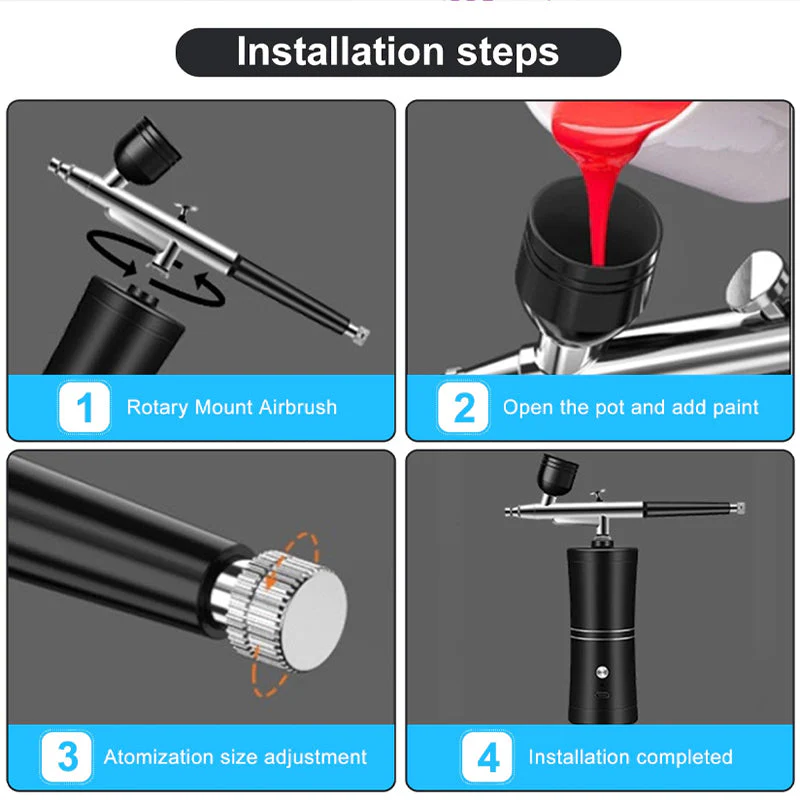 Airbrush Gun and Compressor Kit - Image 10