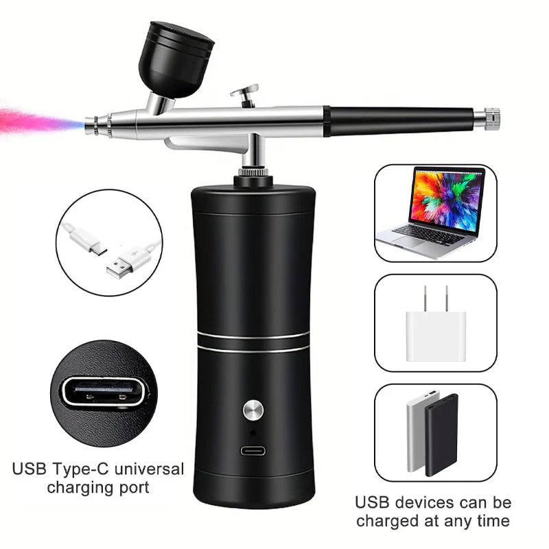 Airbrush Gun and Compressor Kit - Image 9