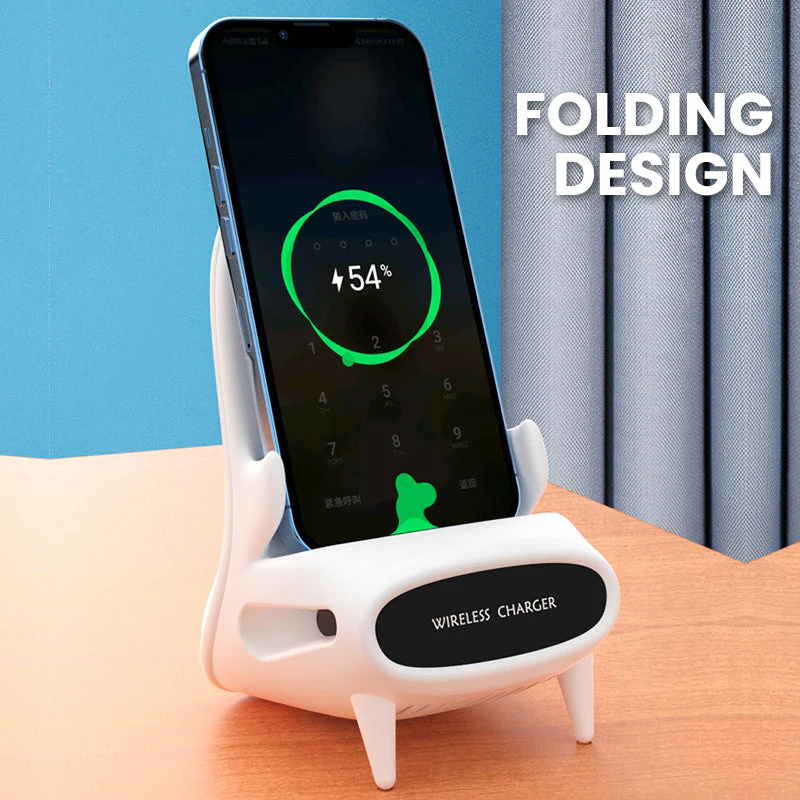Desktop Phone Holder Wireless Charger - Image 4