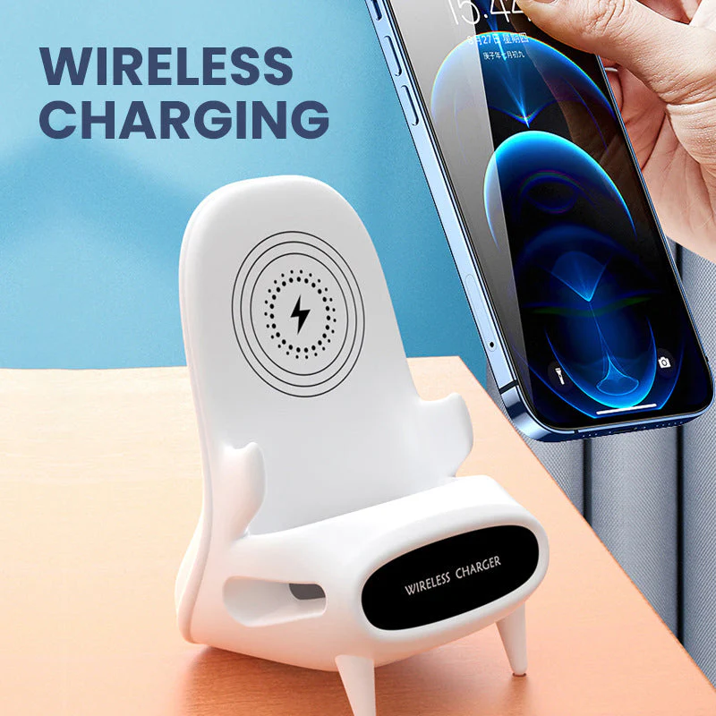 Desktop Phone Holder Wireless Charger - Image 5