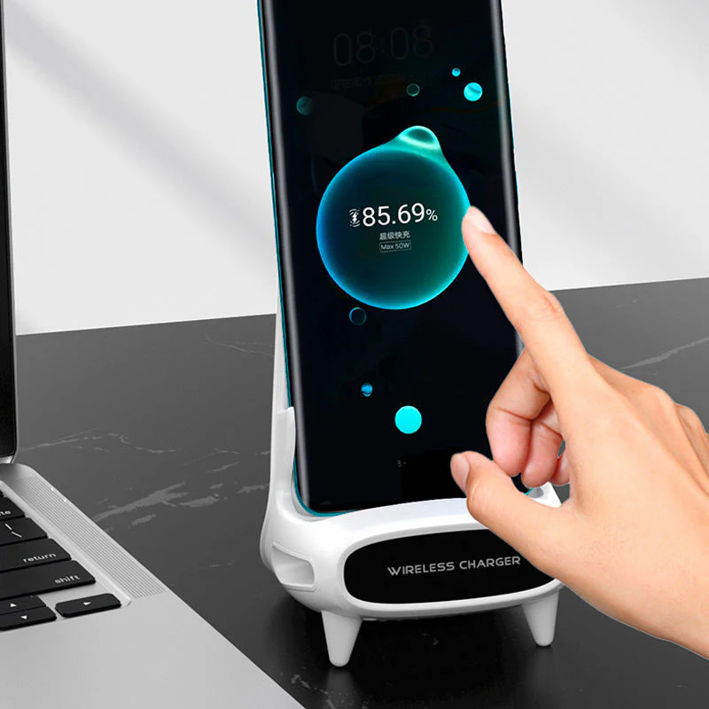 Desktop Phone Holder Wireless Charger - Image 6