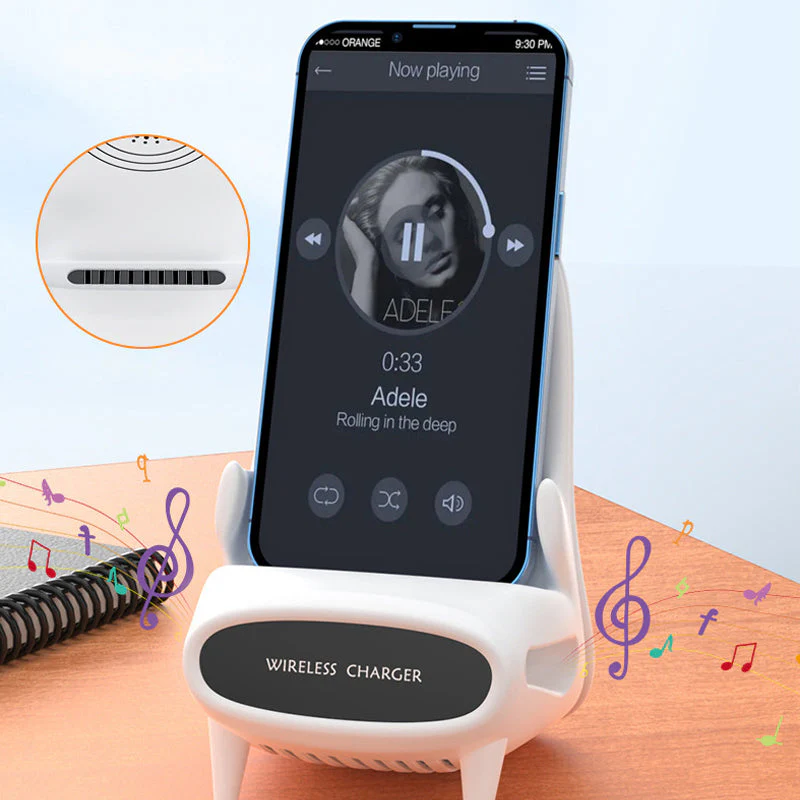 Desktop Phone Holder Wireless Charger - Image 7