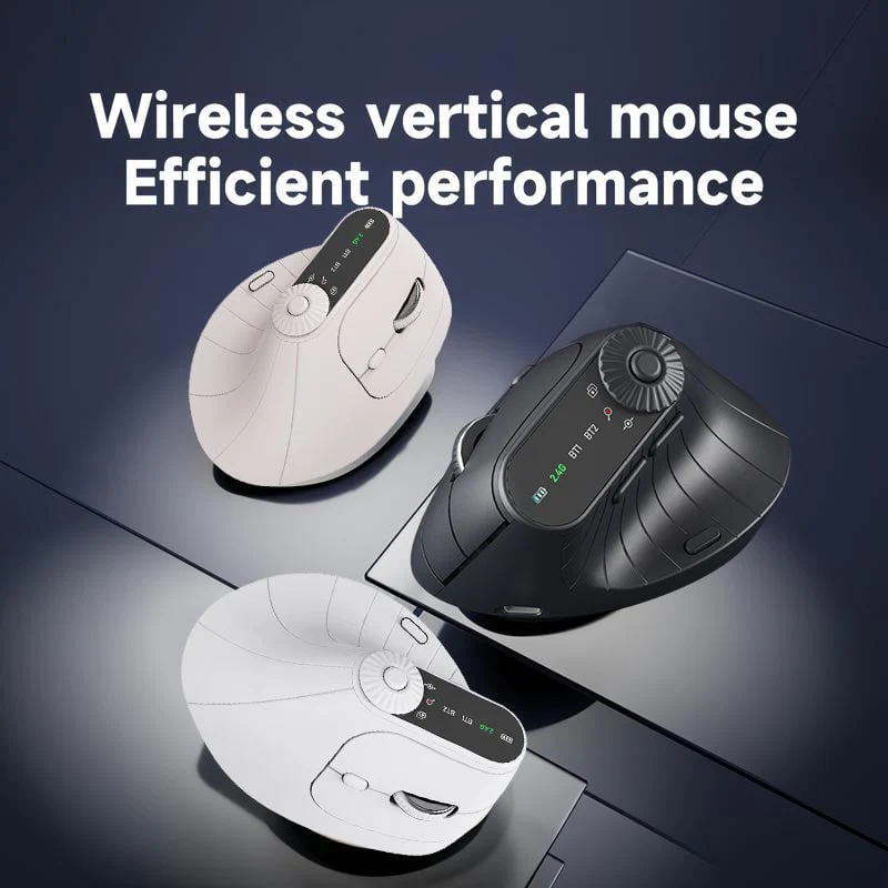 Ergonomic Triple-Connect Wireless Mouse - Image 5