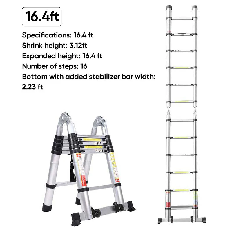 Portable Collapsible Extension Ladder - Image 18