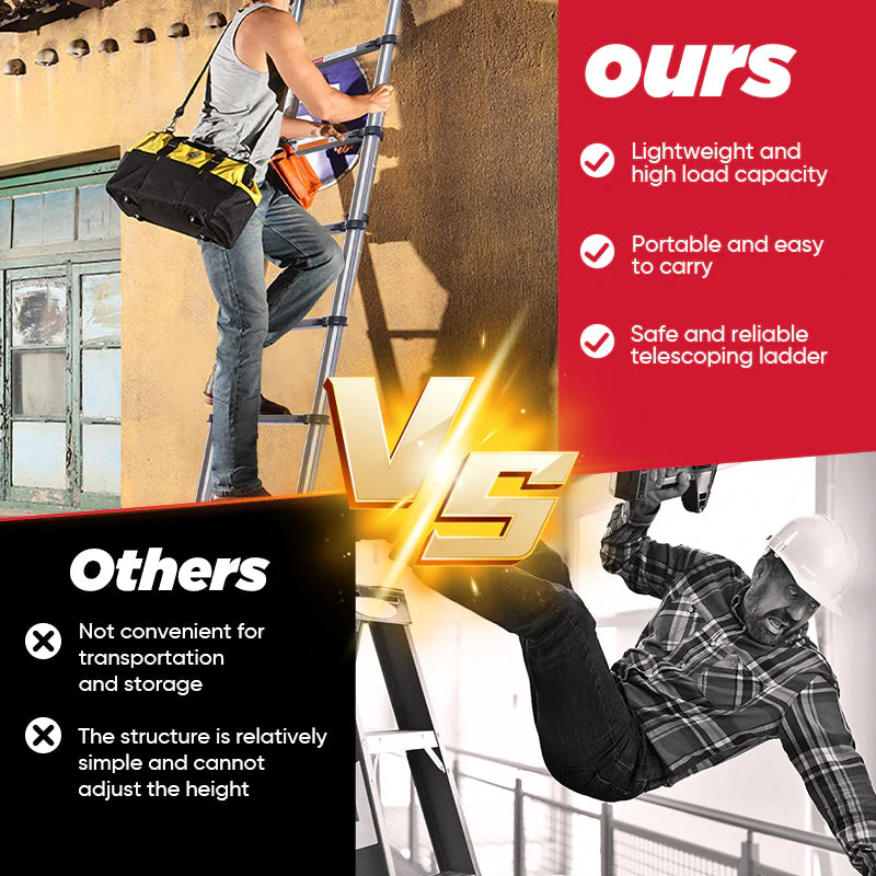 Portable Collapsible Extension Ladder - Image 4