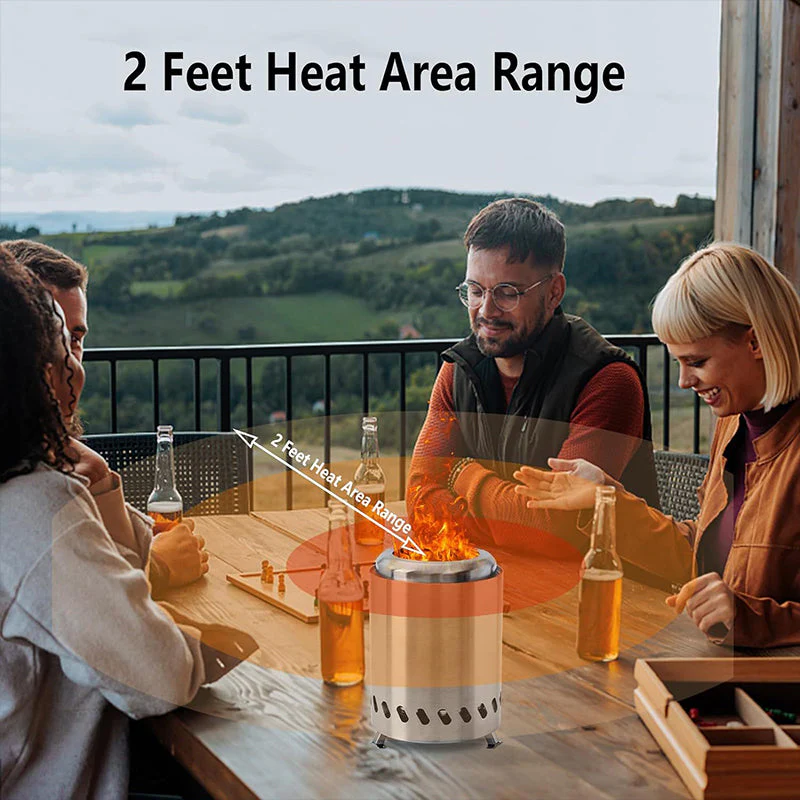 Portable Smokeless Tabletop Firepit - Image 3