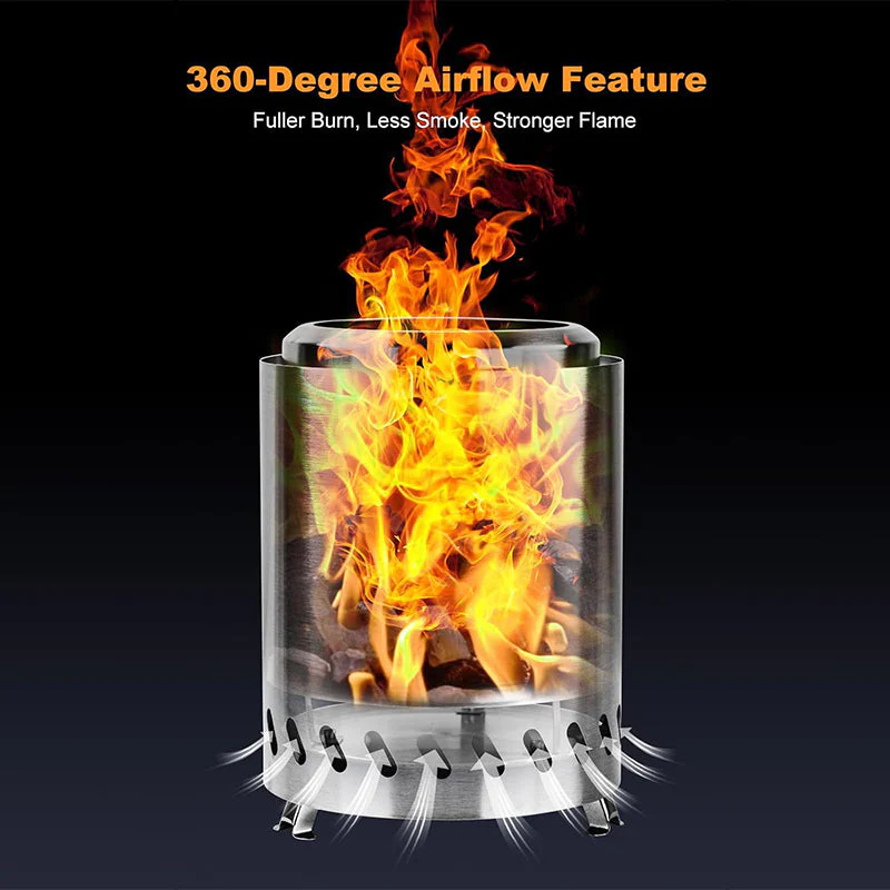Portable Smokeless Tabletop Firepit - Image 4