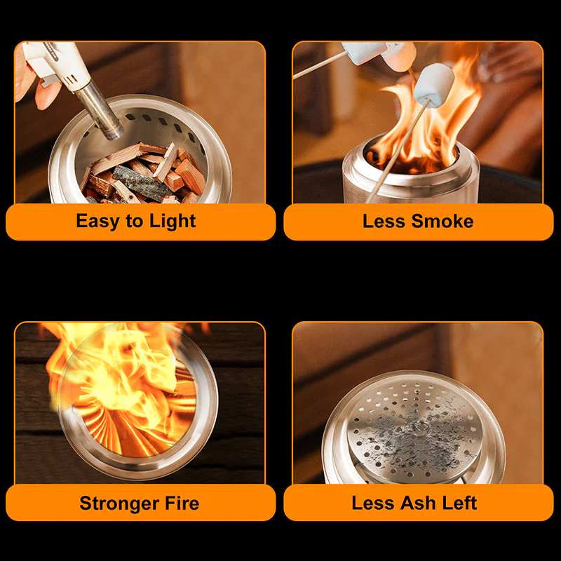 Portable Smokeless Tabletop Firepit - Image 5