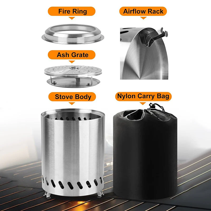 Portable Smokeless Tabletop Firepit - Image 8
