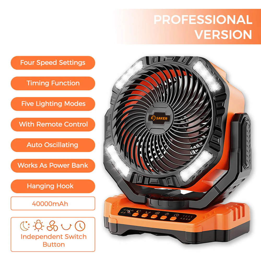 Rechargeable Camping Fan - Image 6