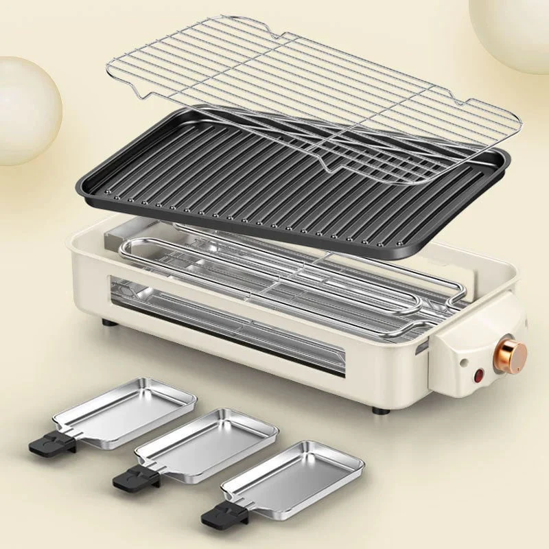 Removable Smokeless Electric Grill for Home Use - Image 4