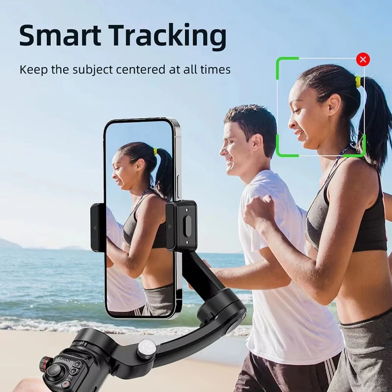 Smart 3-Axis Gimbal Stabilizer with AI Tracking – Professional Video Shooting Tool - Image 10