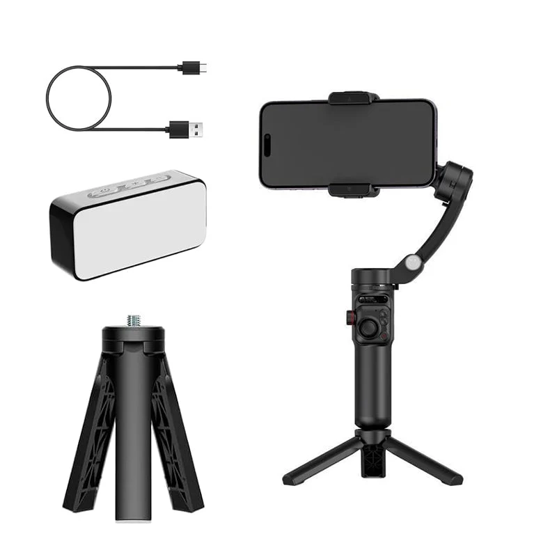 Smart 3-Axis Gimbal Stabilizer with AI Tracking – Professional Video Shooting Tool - Image 13