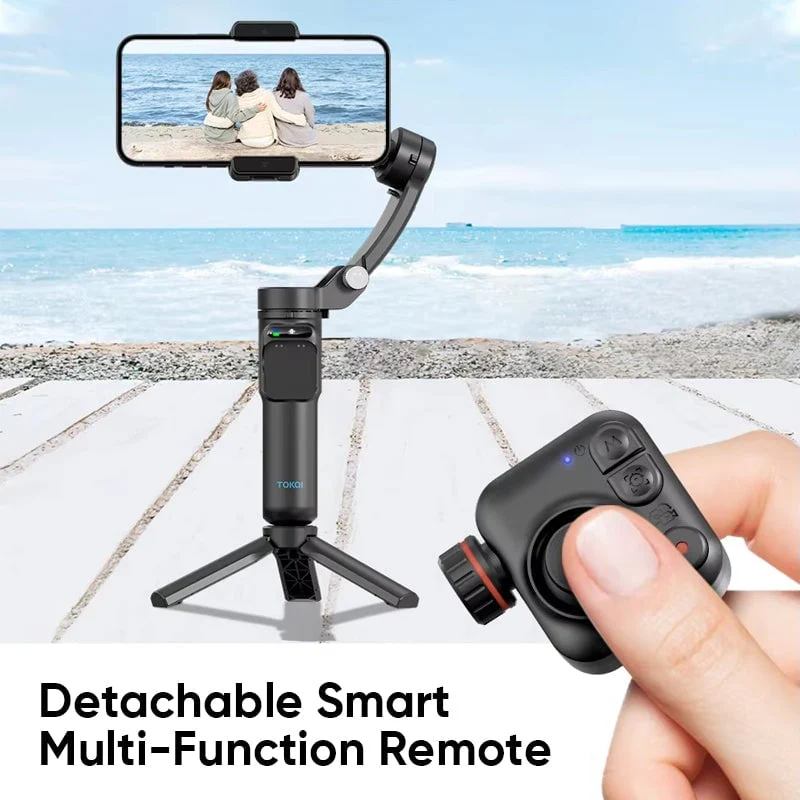 Smart 3-Axis Gimbal Stabilizer with AI Tracking – Professional Video Shooting Tool - Image 7