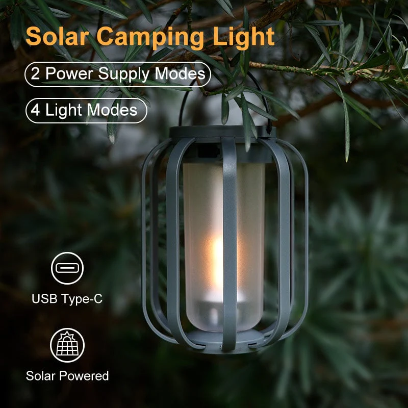 Solar lantern outdoor light with 4 Modes - Image 3