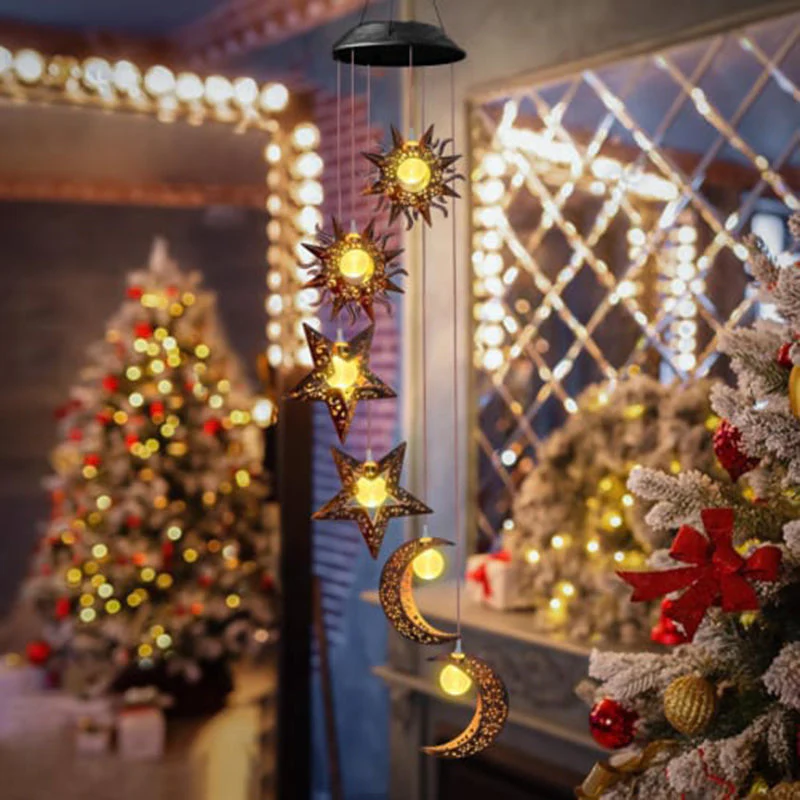 Sun Moon Star Solar Hanging Lights - Image 4