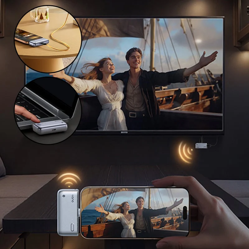 Type-C Wireless HDMI Projector - Image 3