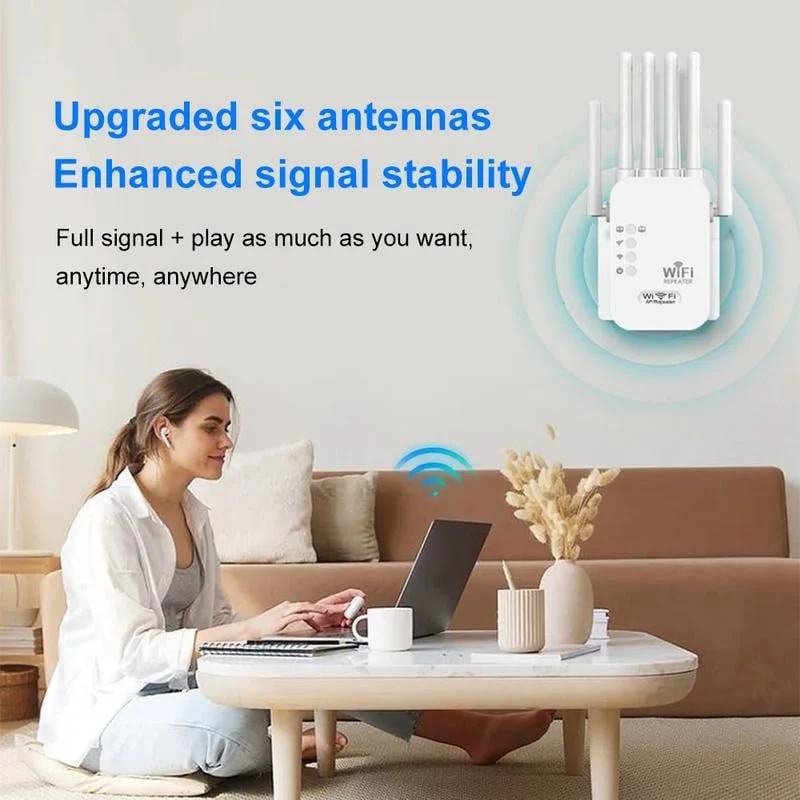 Upgraded 6-Antenna WiFi Extender - Image 3