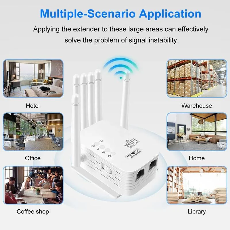 Upgraded 6-Antenna WiFi Extender - Image 5