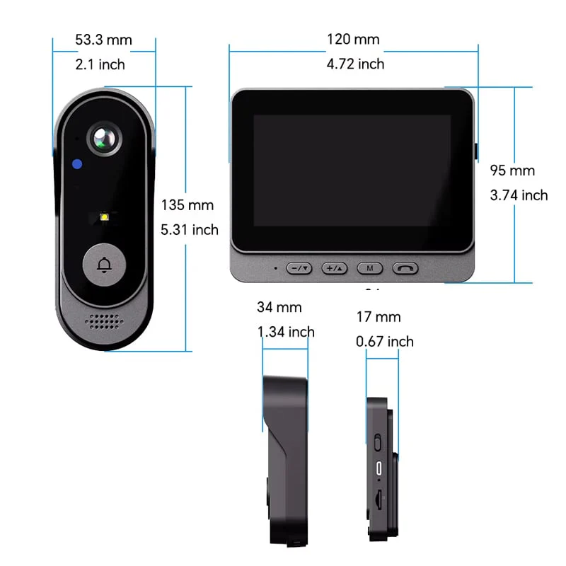 X8 Waterproof Video Doorbell - Image 12